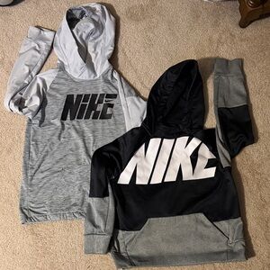 Nike Black and Gray Hoodies Set